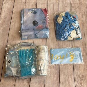 Baby boy baby shower decorations kit